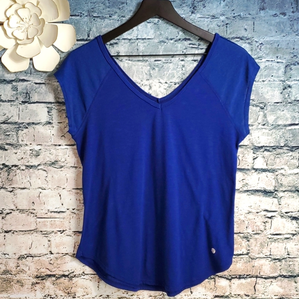 5/$30 🎀 Bally | Total Fitness Blue Athleisure Athletic Fitness Shirt